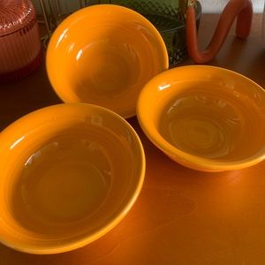 Fiesta Ware Small Yellow Bowls
